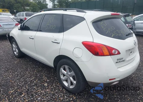 2009 Nissan Murano Sl z USA, uszkodzony, nr VIN JN8AZ18U39W031068